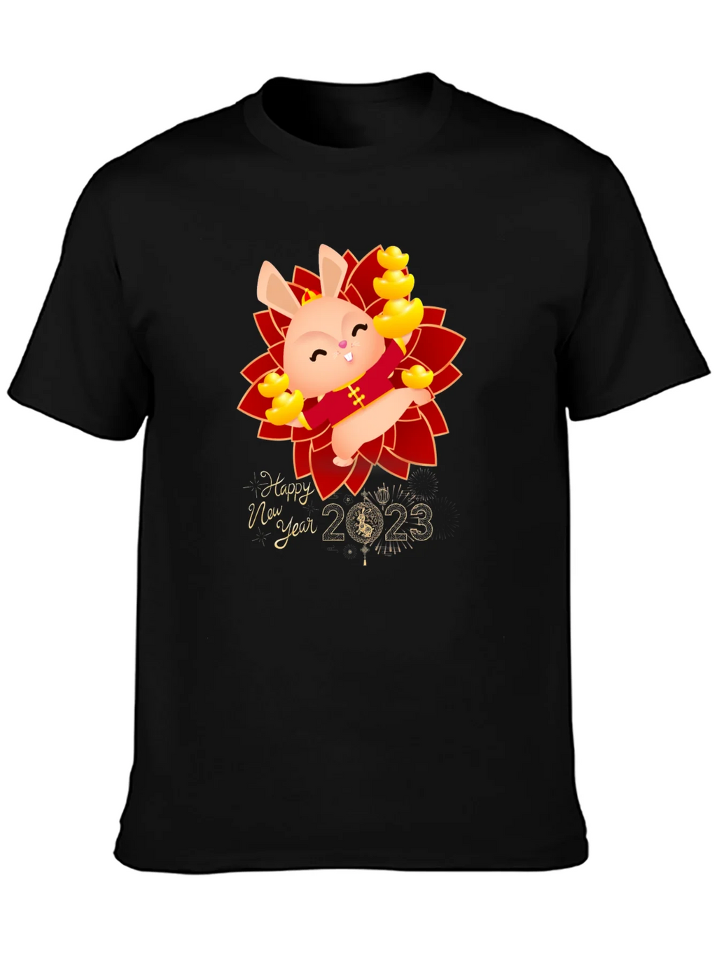 Happy New Year 2023 Rabbit T-Shirt product image 1