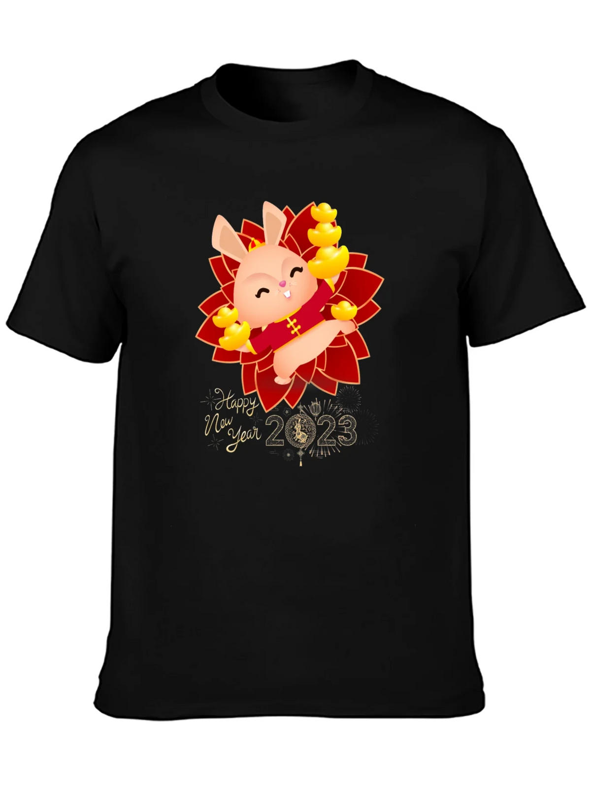 Happy New Year 2023 Rabbit T-Shirt product image 1