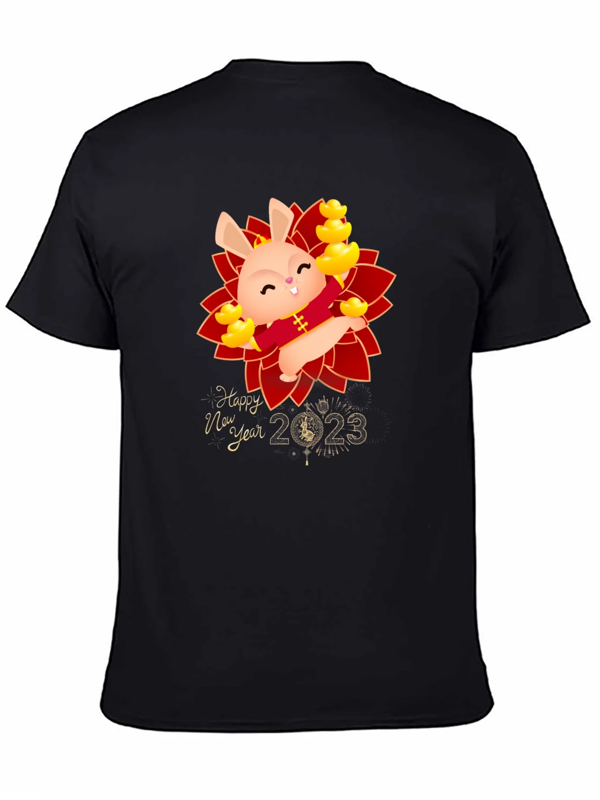 Happy New Year 2023 Rabbit T-Shirt product image 2