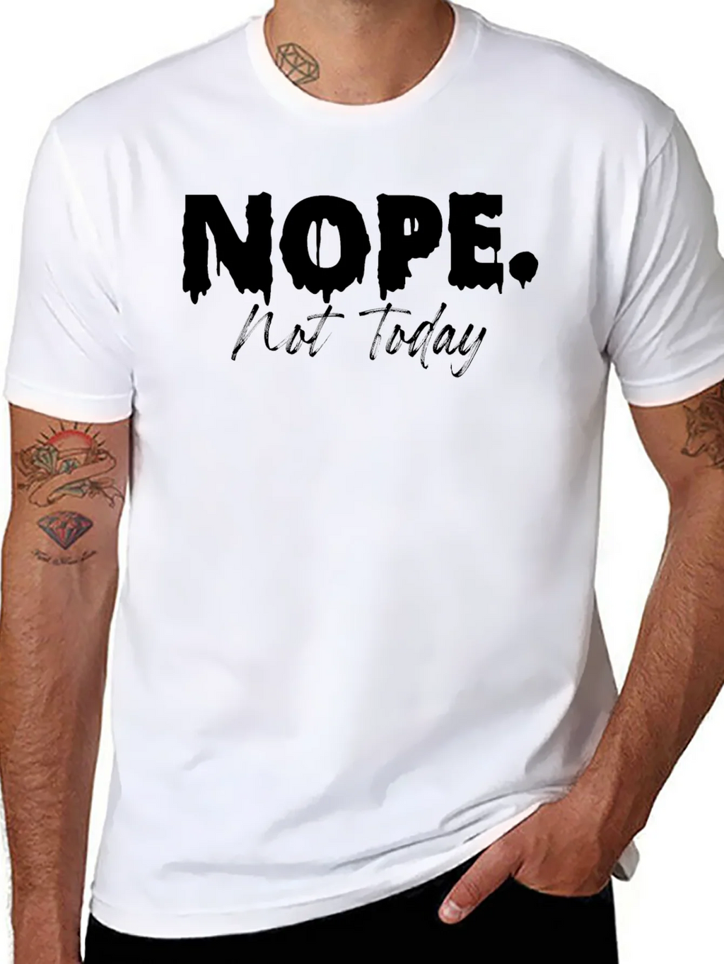 Nope Not Today Graphic Tee product image 2