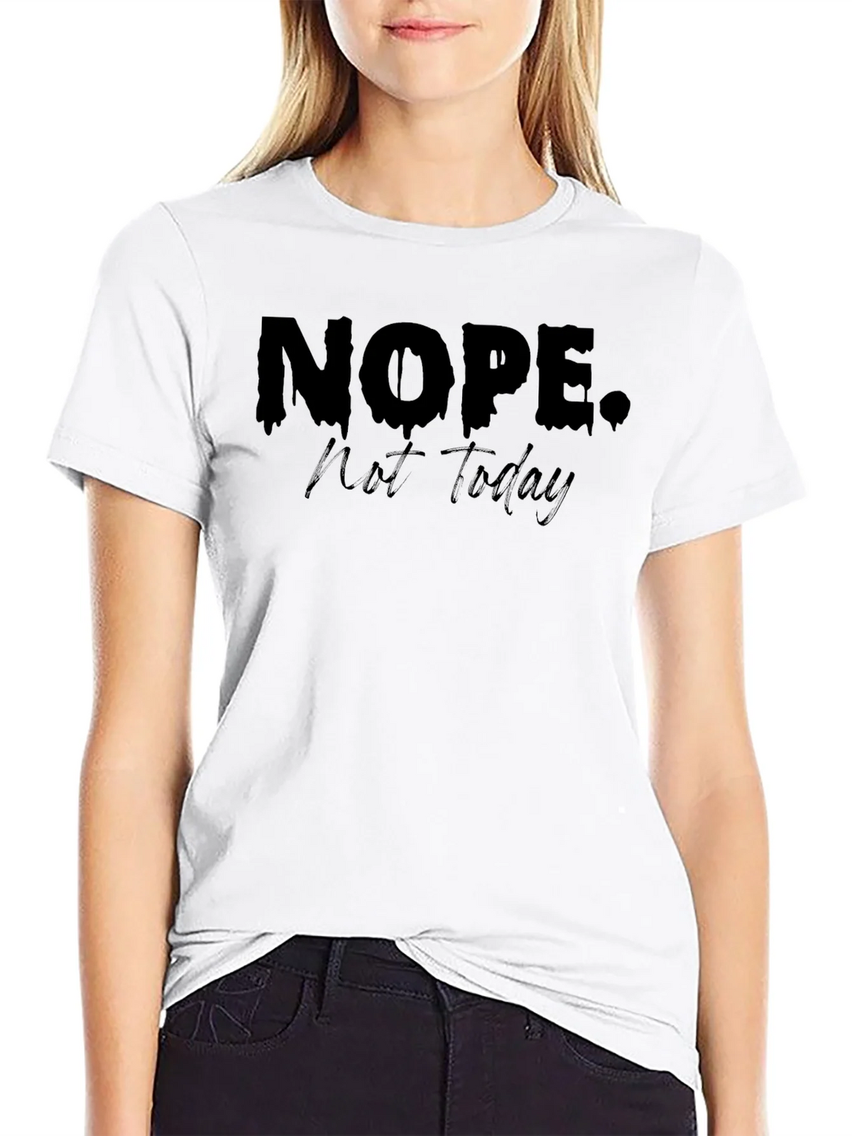 Nope Not Today Graphic Tee product image 3