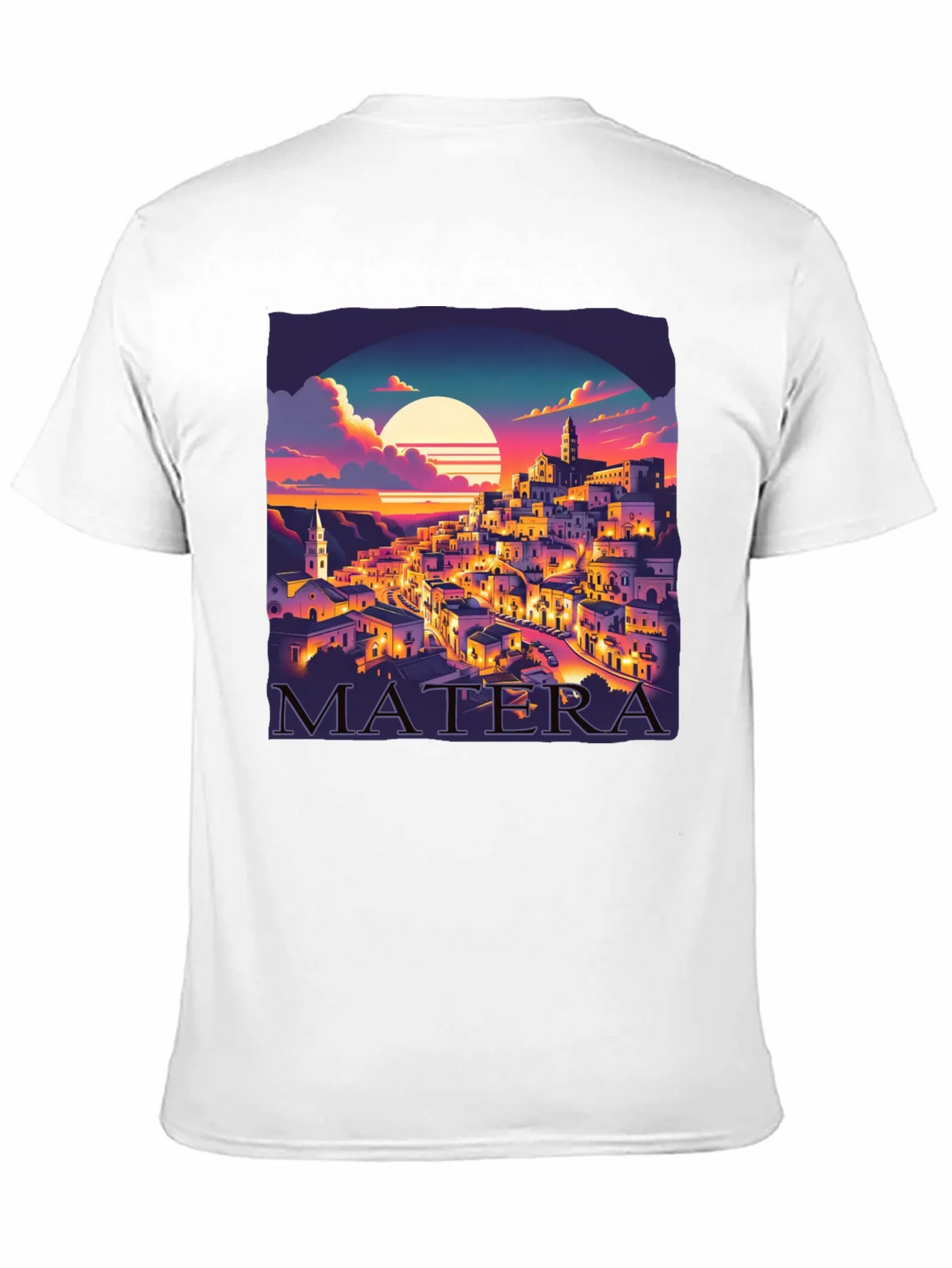Matera Italy Sunset Graphic Tee product image 10