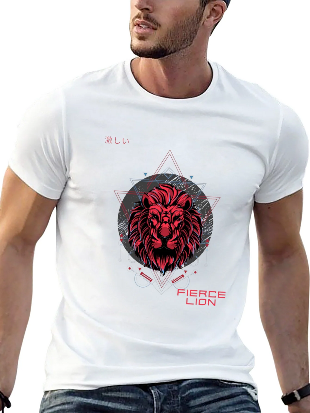 Fierce Lion Graphic Tee - Black product image 2