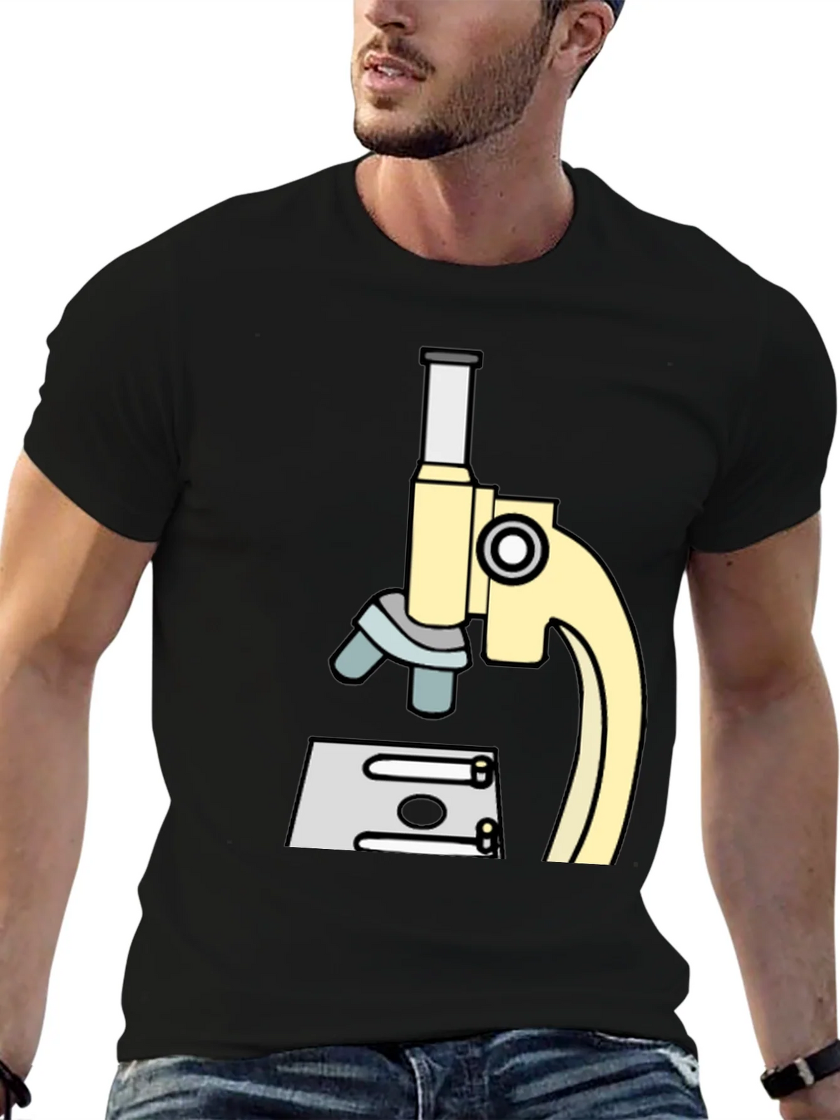 Science Microscope Graphic T-Shirt product image 6