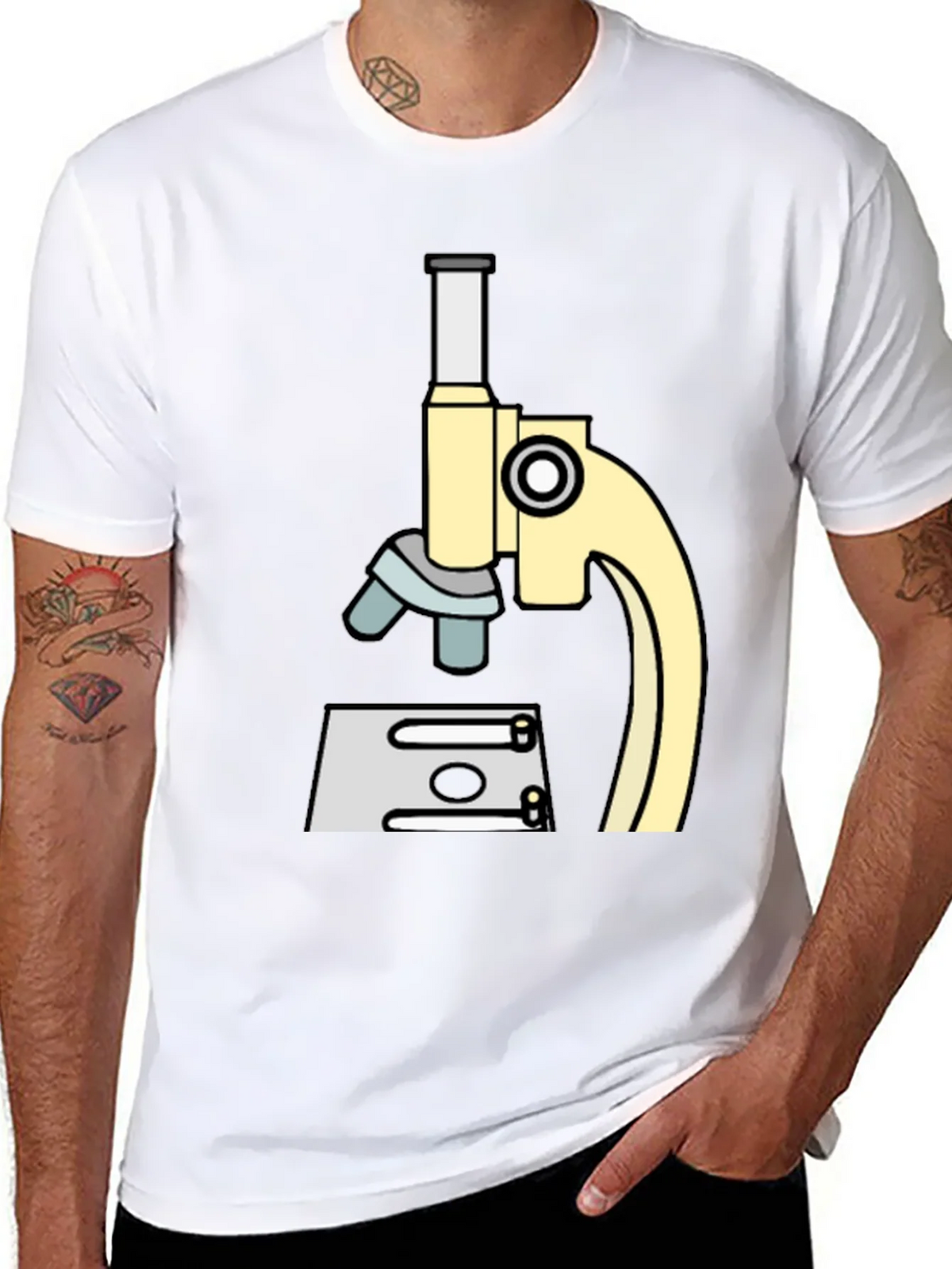 Science Microscope Graphic T-Shirt product image 7