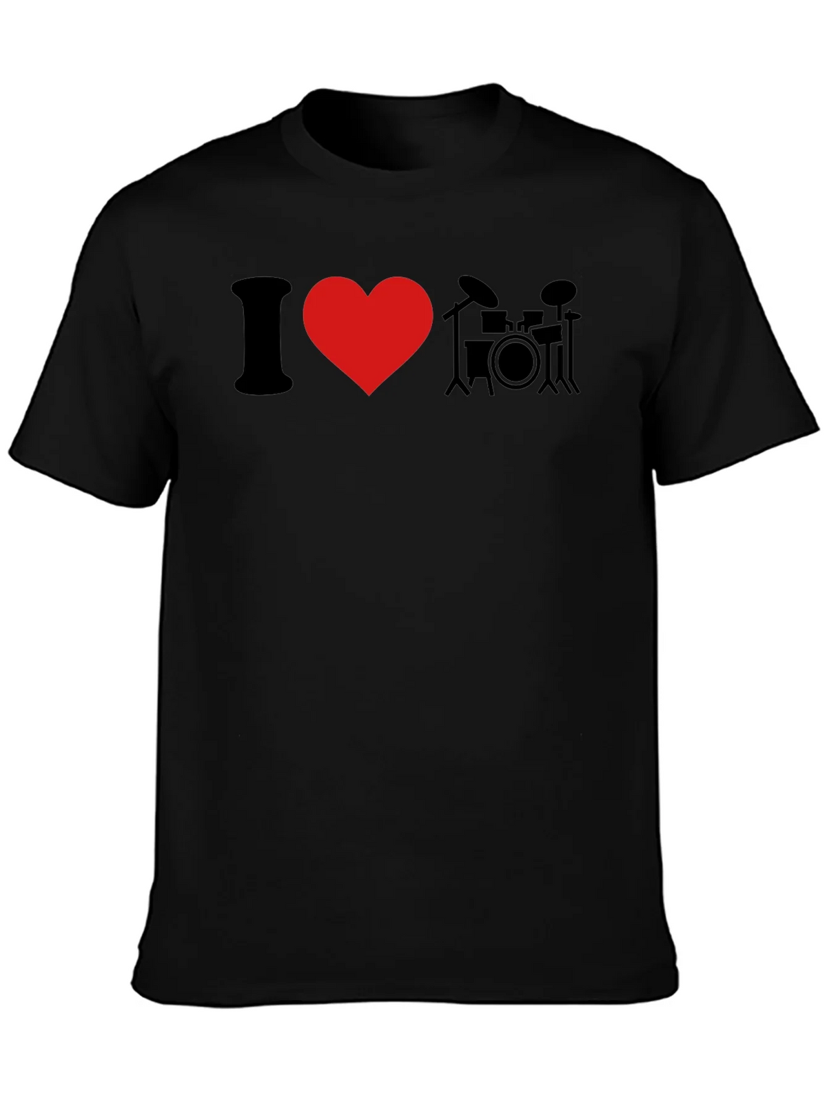 I Heart Drums Graphic T-Shirt product image 3