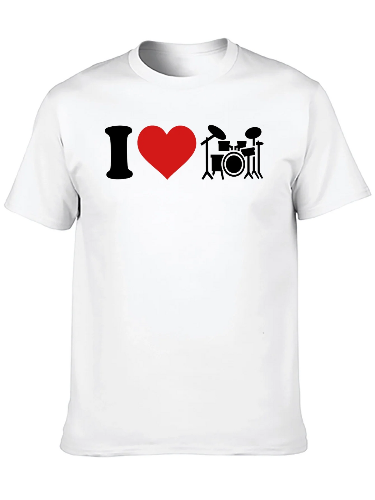 I Heart Drums Graphic T-Shirt product image 9