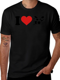 I Heart Drums Graphic T-Shirt product image 1