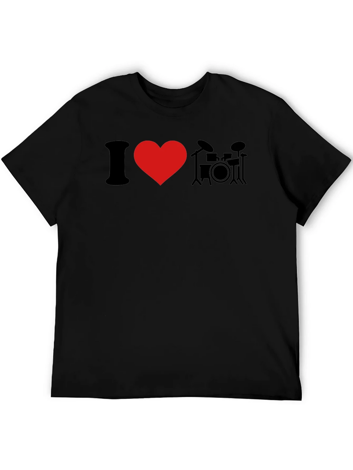 I Heart Drums Graphic T-Shirt product image 5