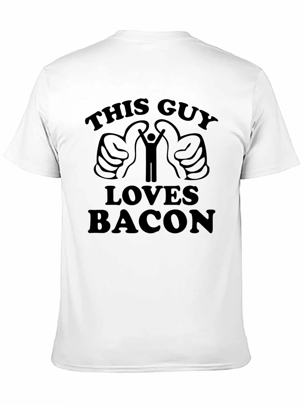 This Guy Loves Bacon T-Shirt - Funny Graphic Tee product image 10