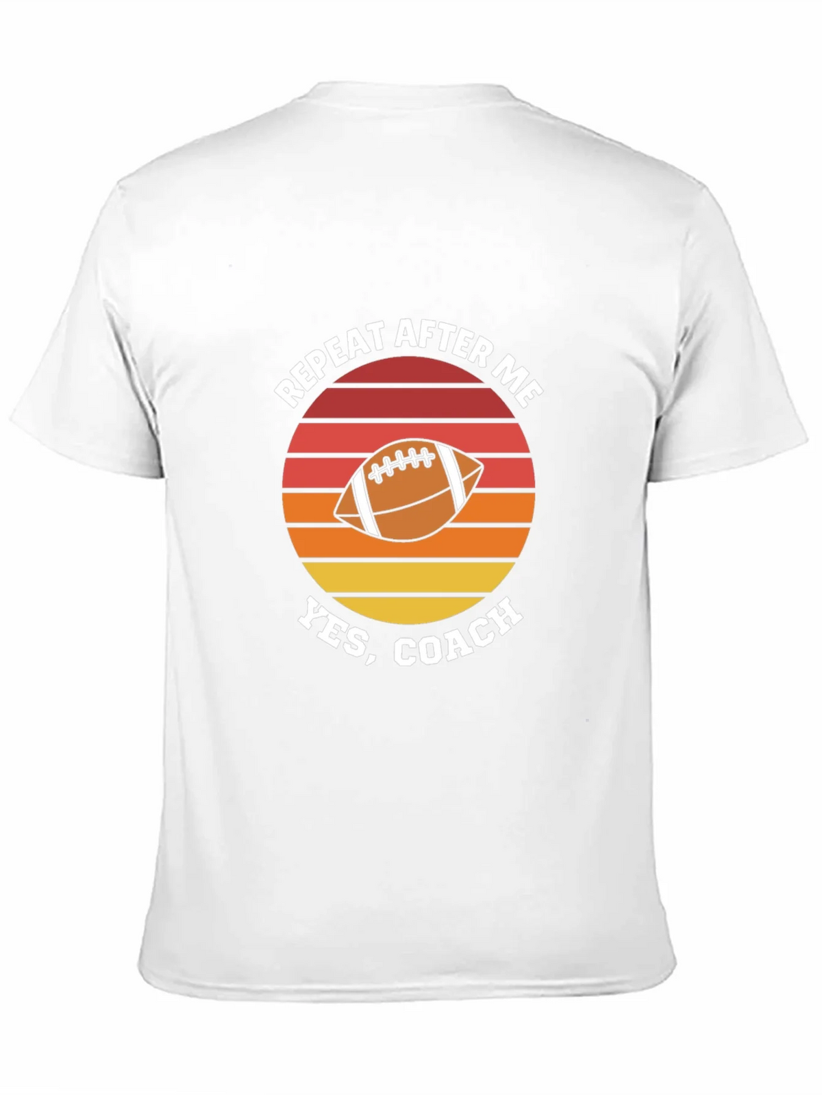 Repeat After Me Yes Coach Football Graphic T-Shirt product image 10