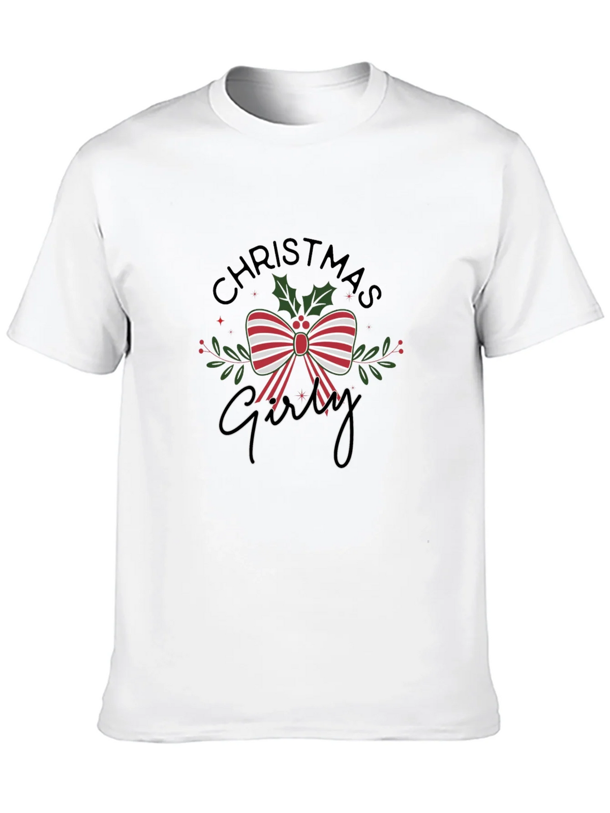 Christmas Girly T-Shirt Holiday Festive Tee product image 9