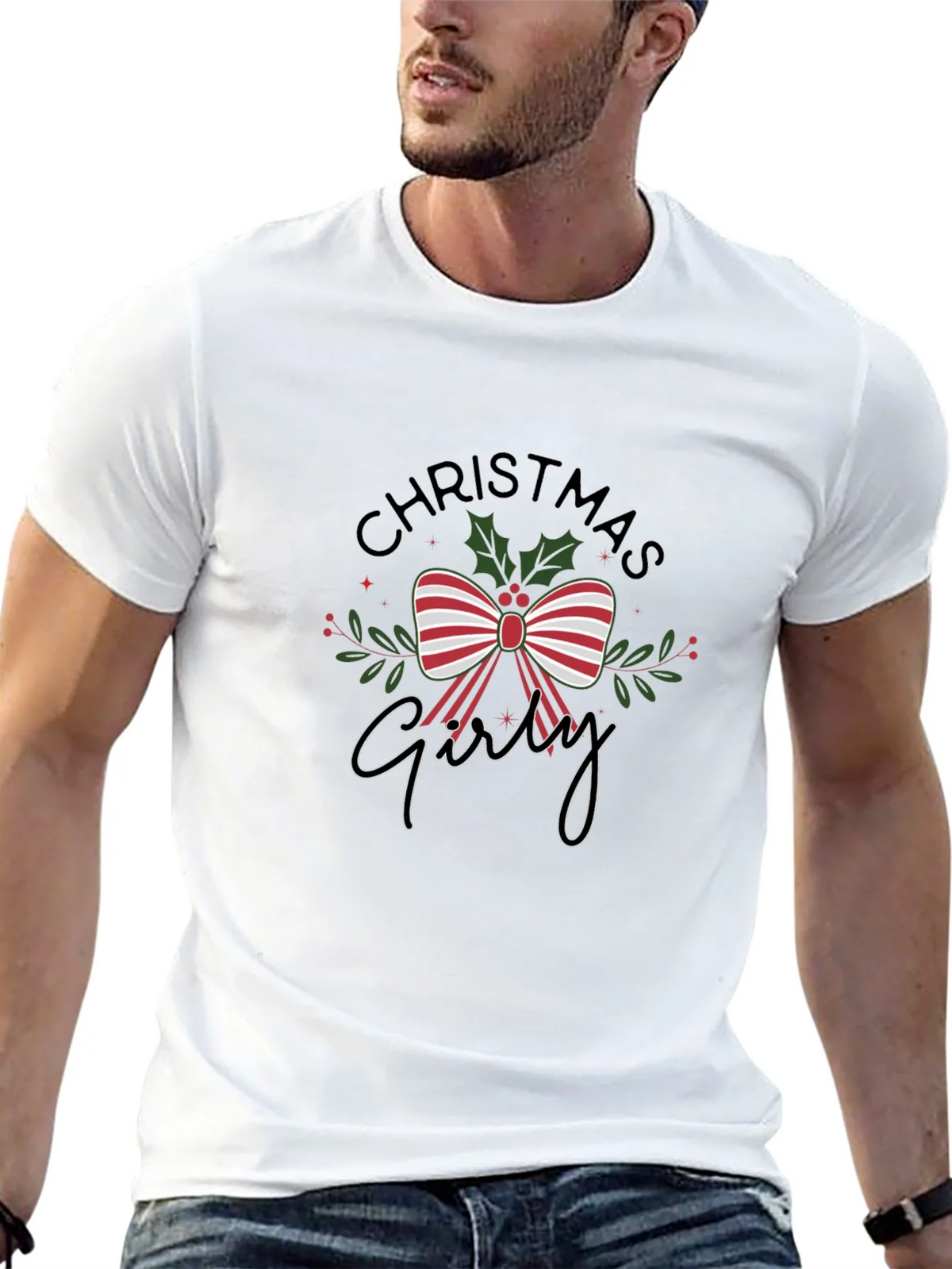 Christmas Girly T-Shirt Holiday Festive Tee product image 12