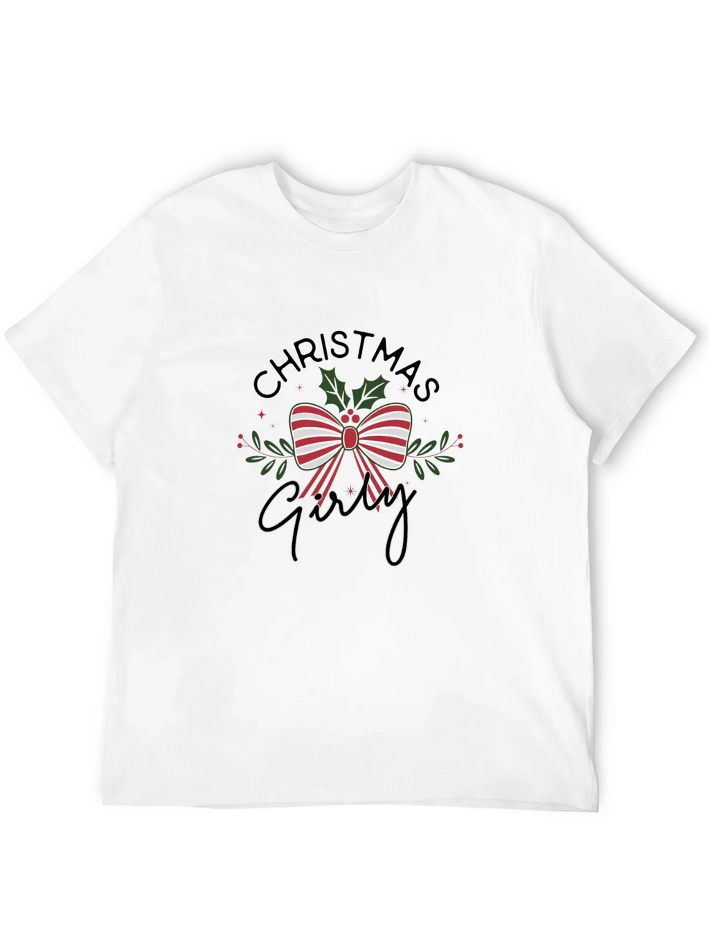 Christmas Girly T-Shirt Holiday Festive Tee product image 11