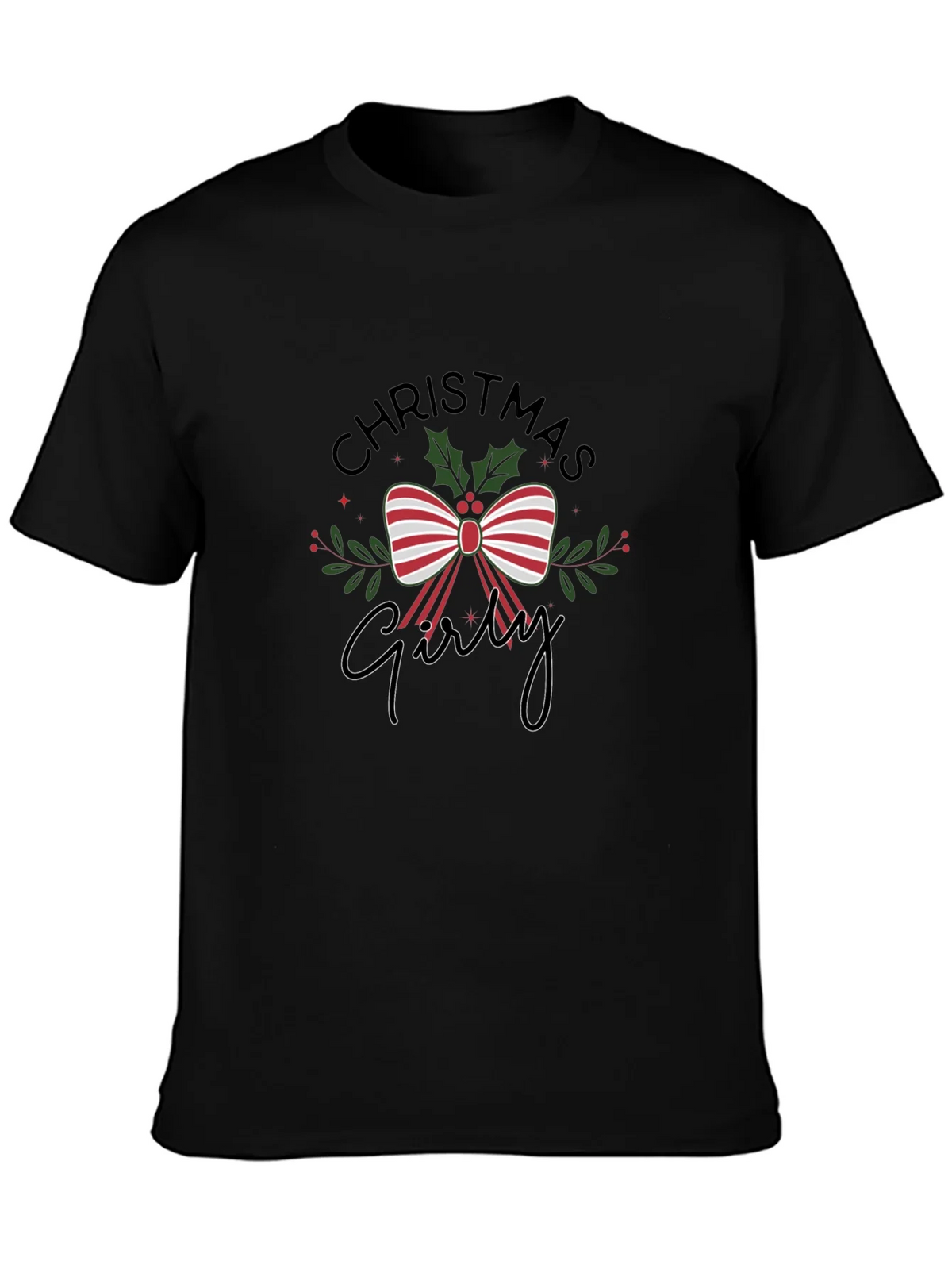 Christmas Girly T-Shirt Holiday Festive Tee product image 3