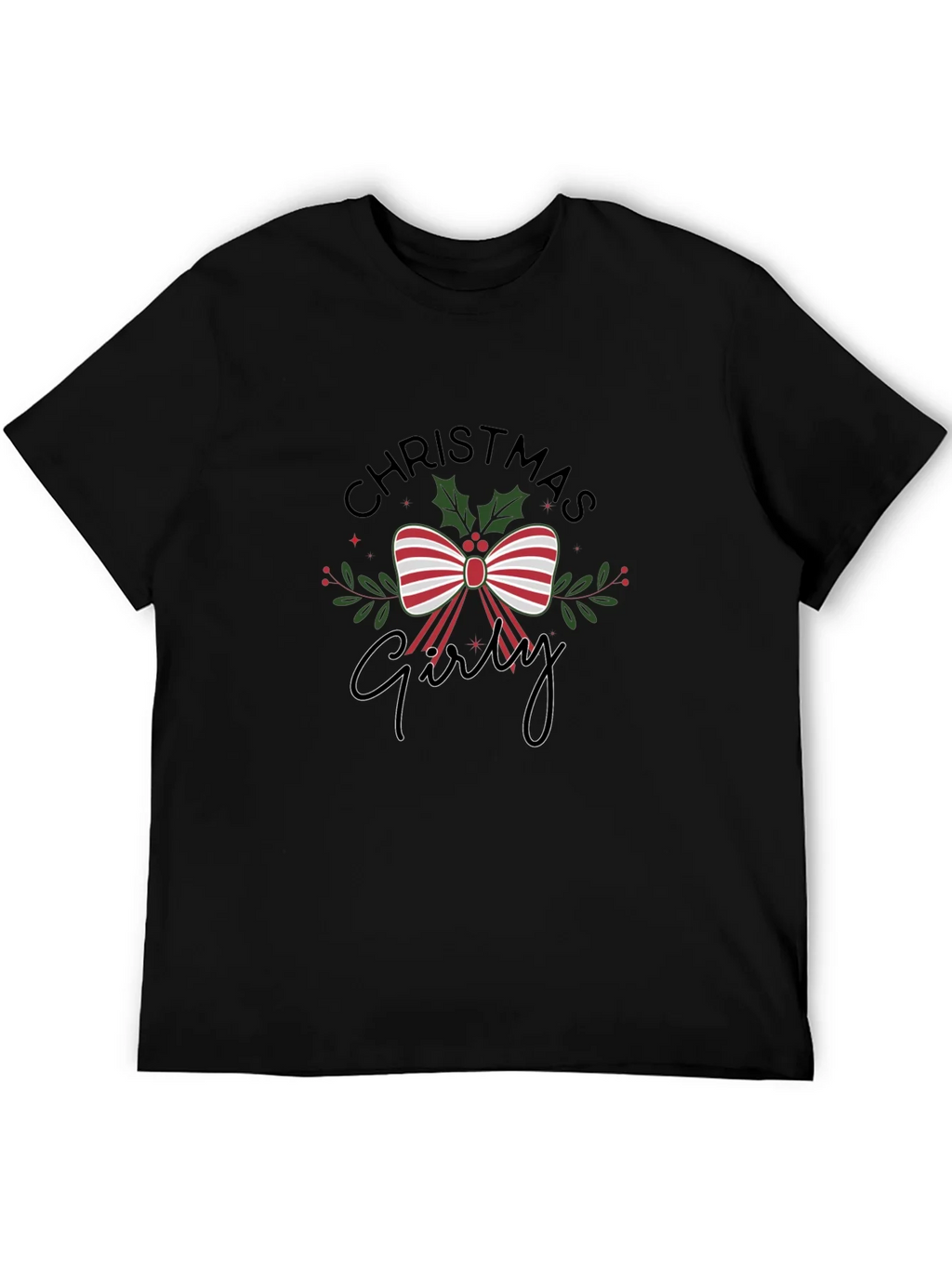 Christmas Girly T-Shirt Holiday Festive Tee product image 5