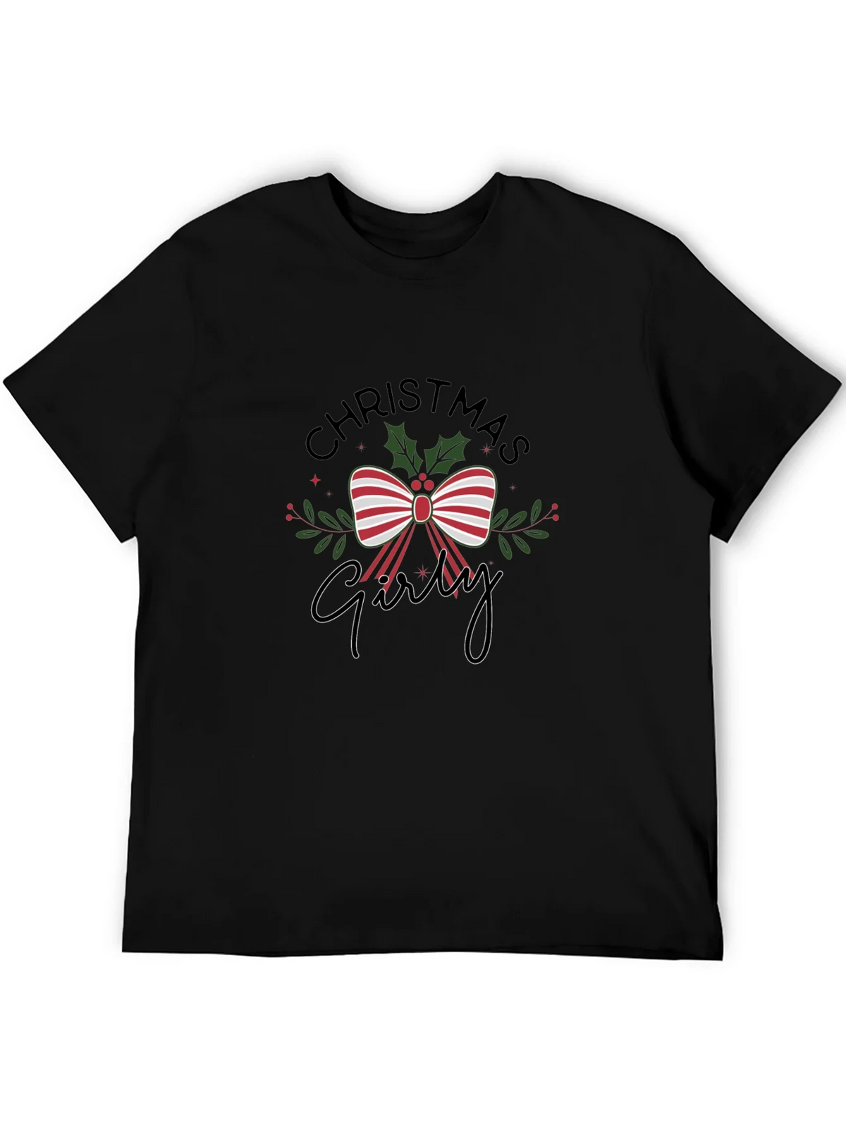 Christmas Girly T-Shirt Holiday Festive Tee product image 5