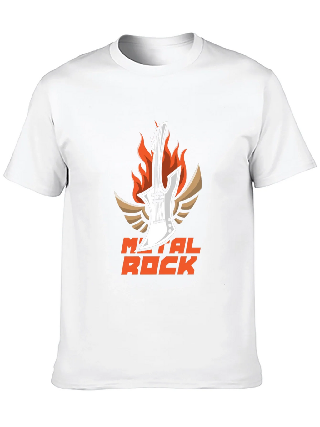 Metal Rock Guitar T-Shirt - Black product image 9