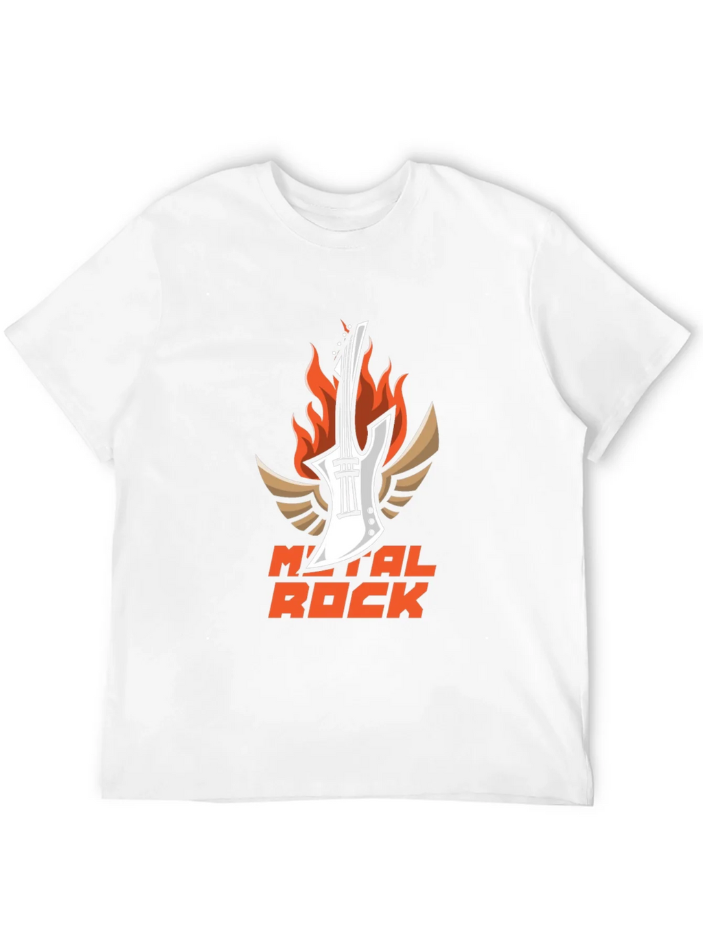 Metal Rock Guitar T-Shirt - Black product image 11