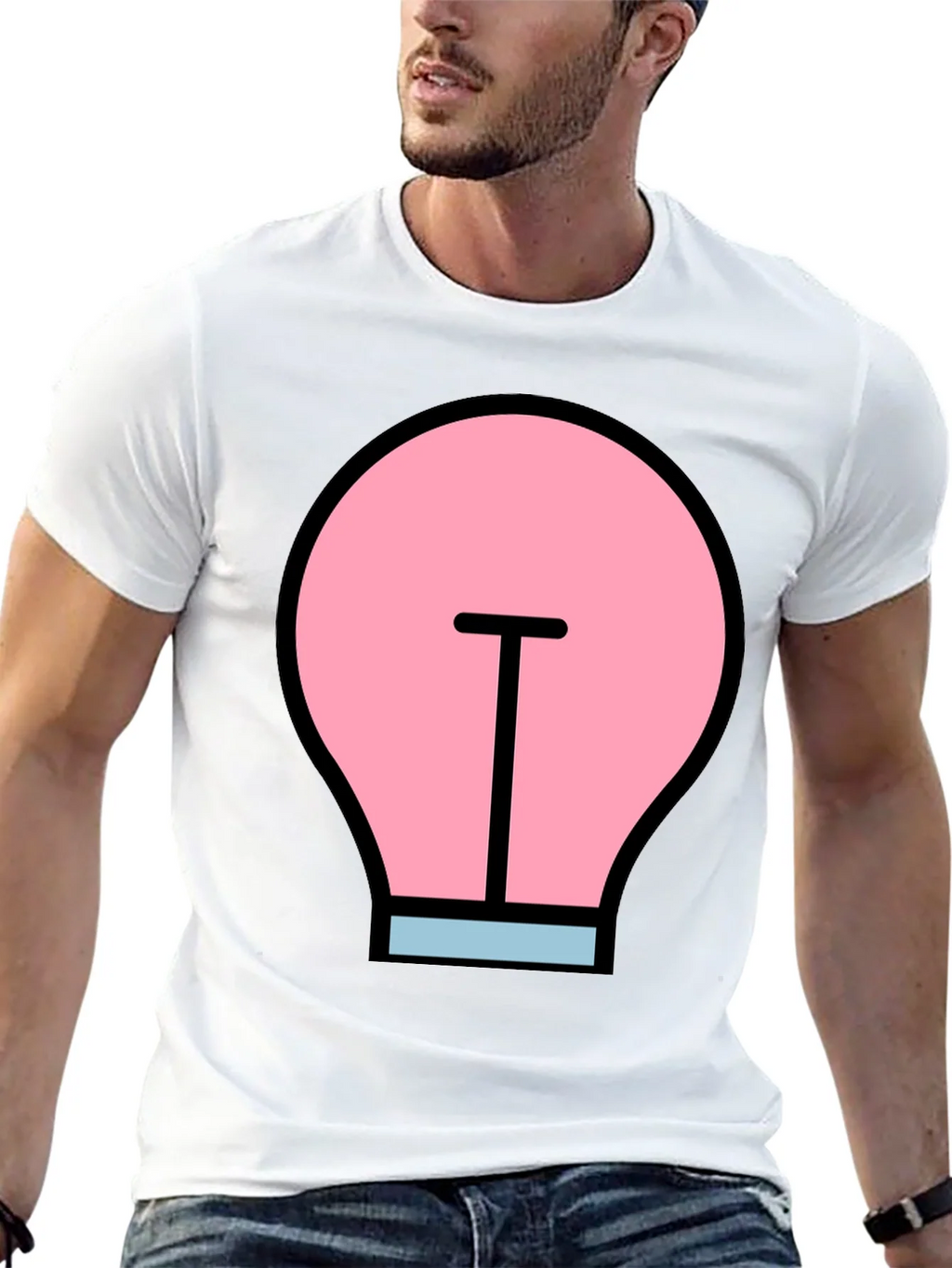 Funky Light Bulb Graphic Tee product image 12