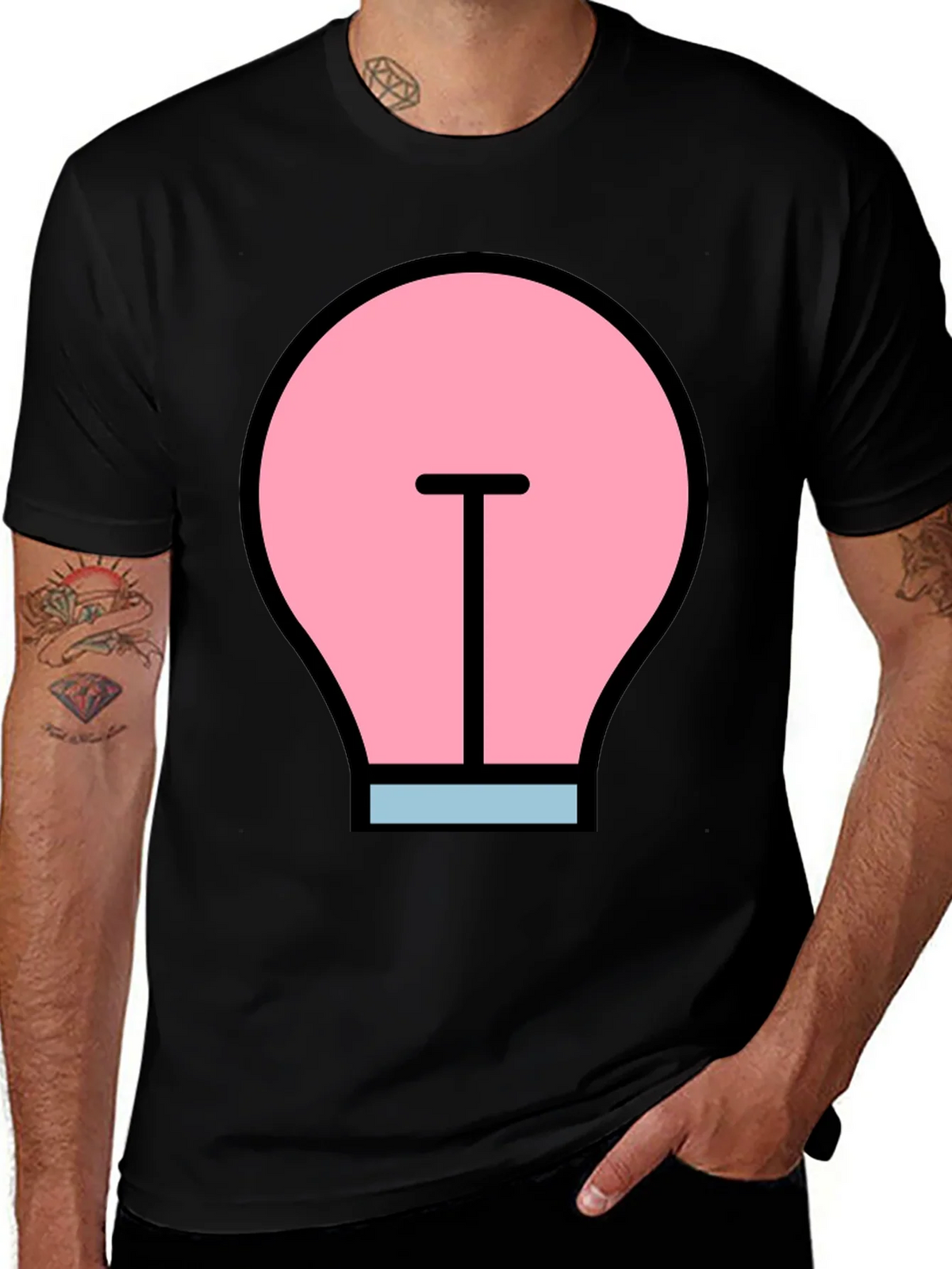 Funky Light Bulb Graphic Tee product image 1