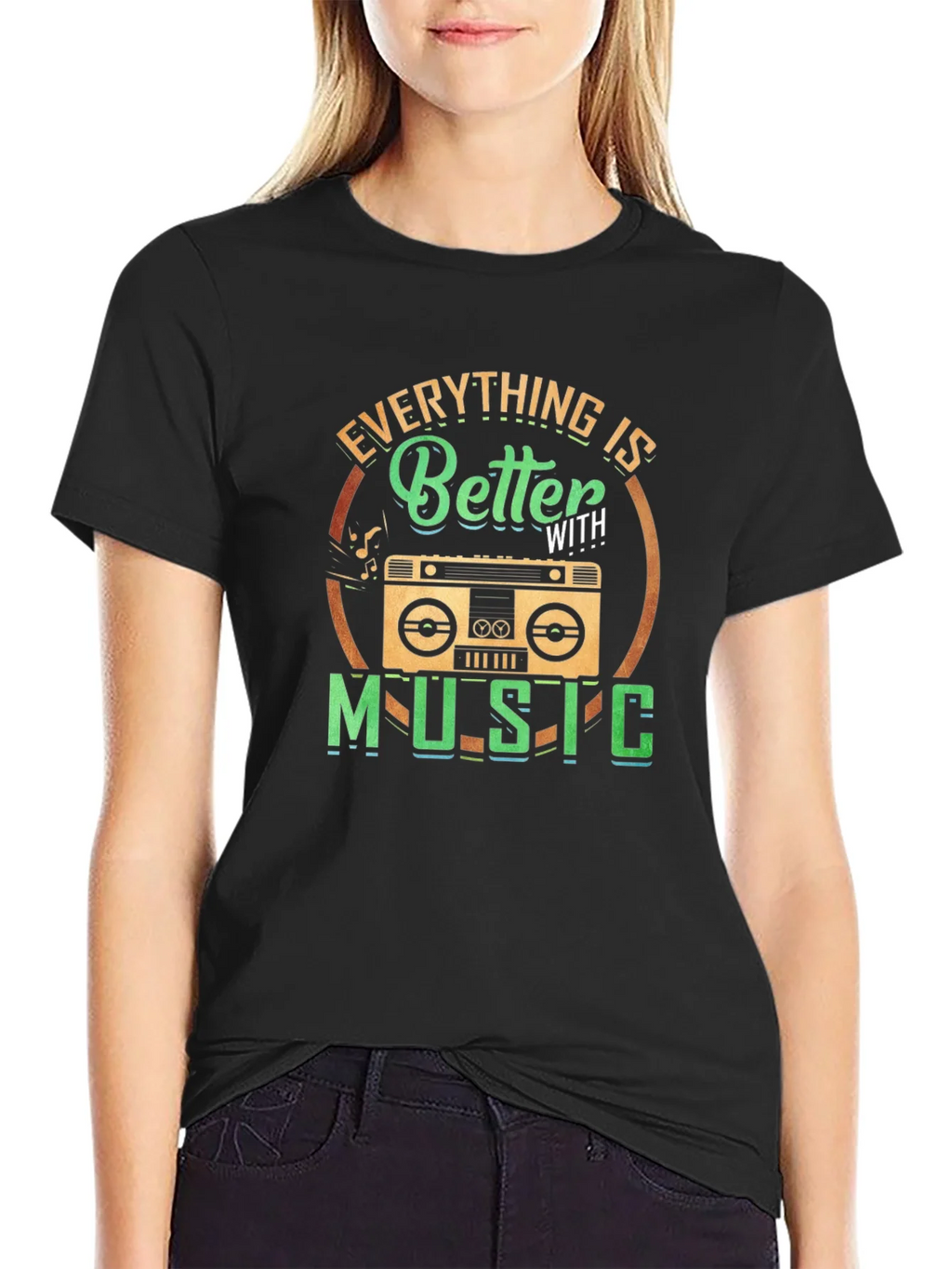 Music Lovers T-Shirt: Everything is Better With product image 1