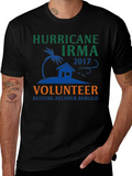 Hurricane Irma Volunteer T-Shirt: Restore Recover Rebuild product image 1
