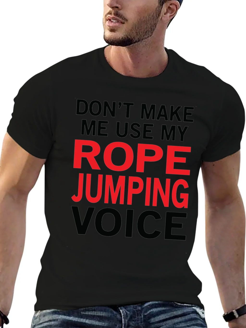 Rope Jumping Voice Funny T-Shirt product image 5