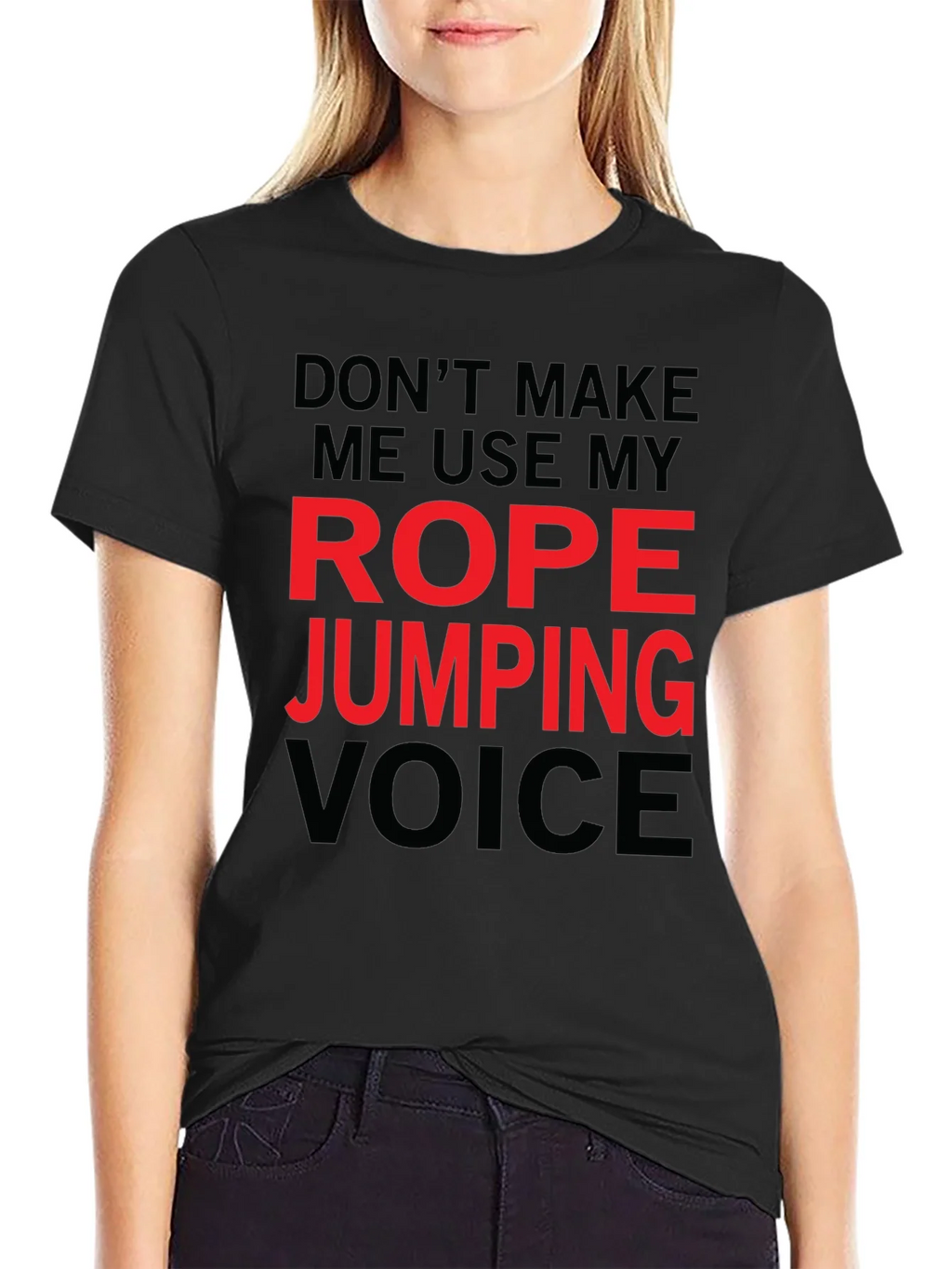 Rope Jumping Voice Funny T-Shirt product image 2