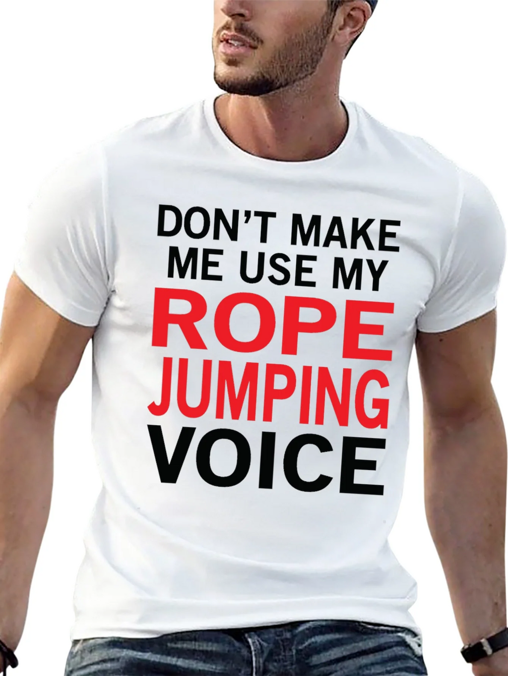 Rope Jumping Voice Funny T-Shirt product image 10