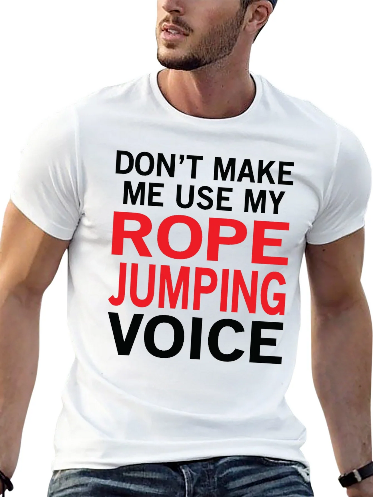 Rope Jumping Voice Funny T-Shirt product image 10