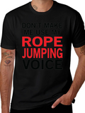 Rope Jumping Voice Funny T-Shirt product image 1