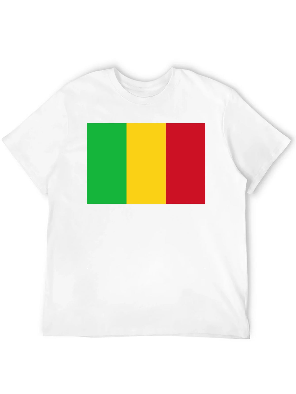 Mali Flag T-Shirt - Black Cotton Tee product image 2