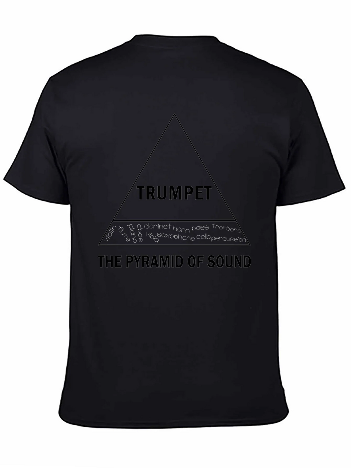 Pyramid of Sound Black T-Shirt product image 4