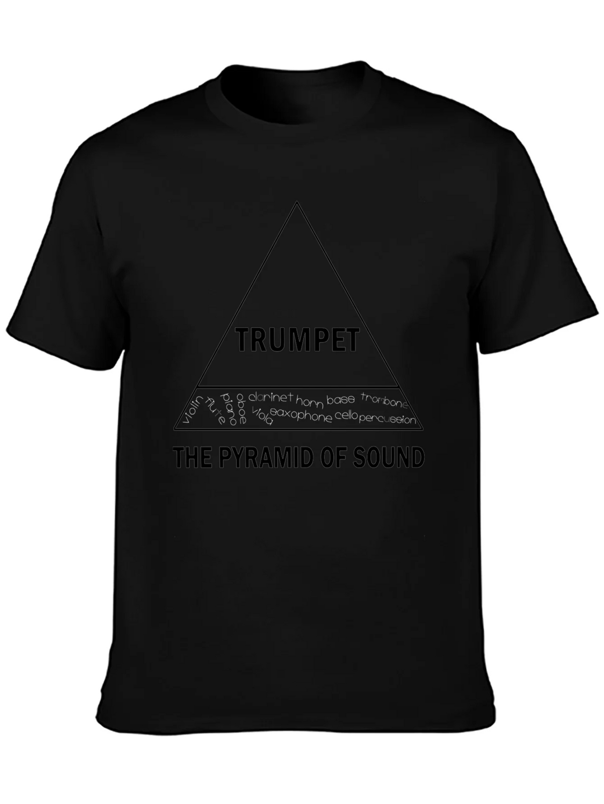 Pyramid of Sound Black T-Shirt product image 3