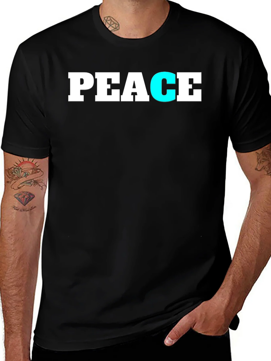 Peace Graphic Tee - Soft Cotton Blend product image 1