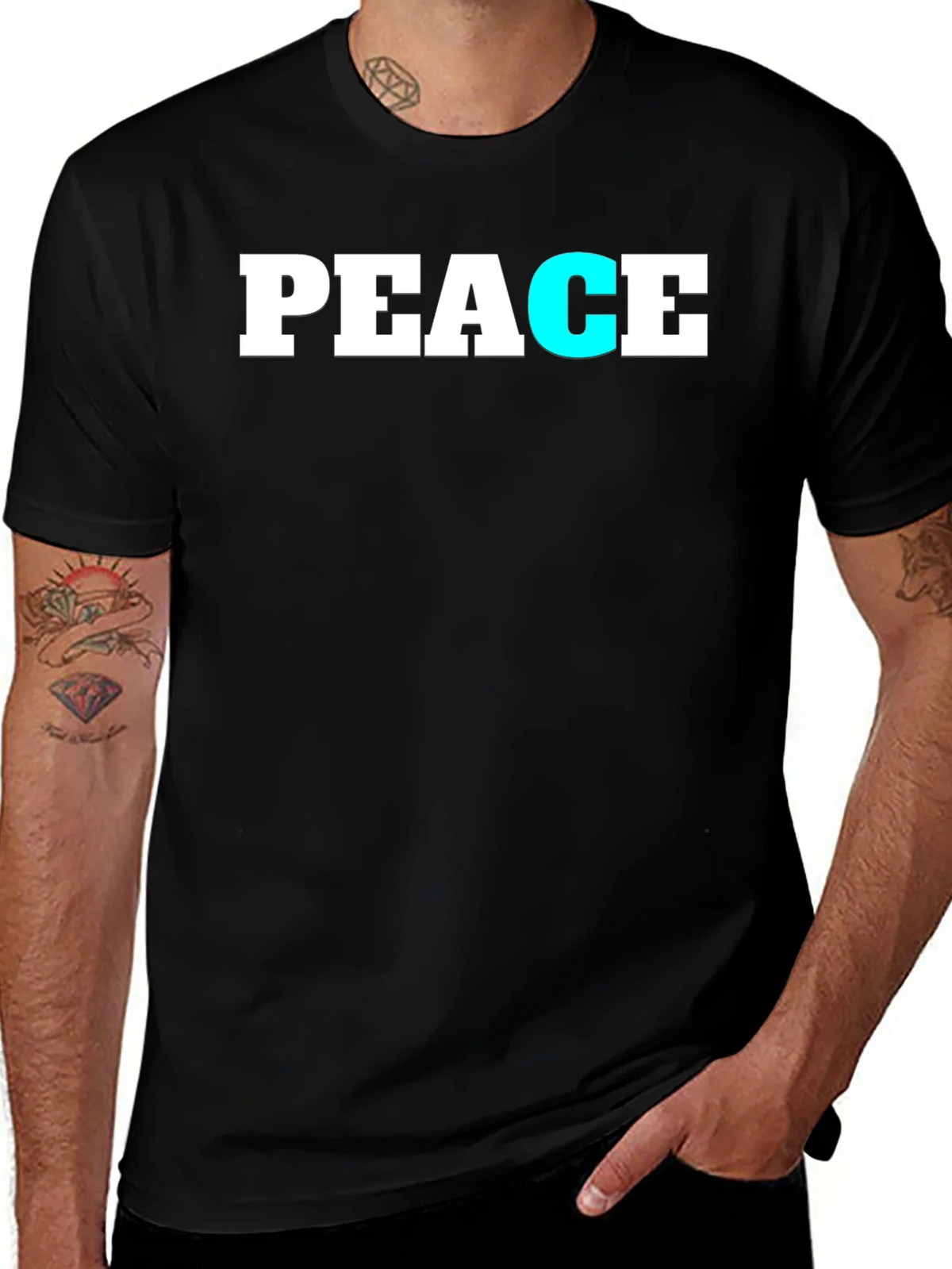 Peace Graphic Tee - Soft Cotton Blend product image 1