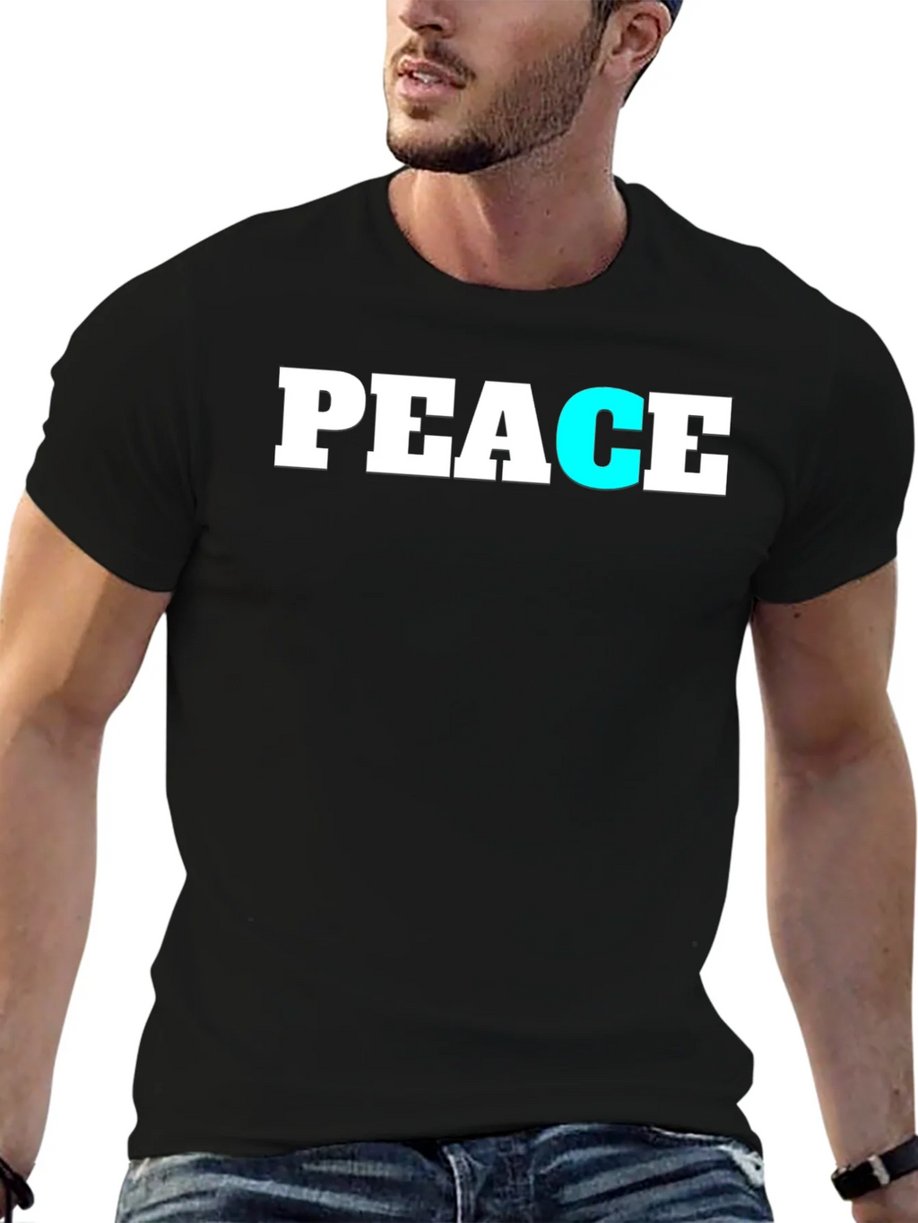 Peace Graphic Tee - Soft Cotton Blend product image 6