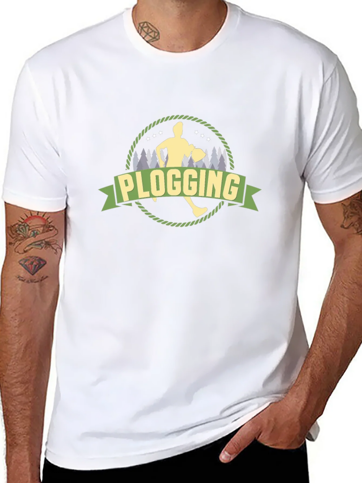 Plogging T-Shirt - Run & Clean Up product image 6