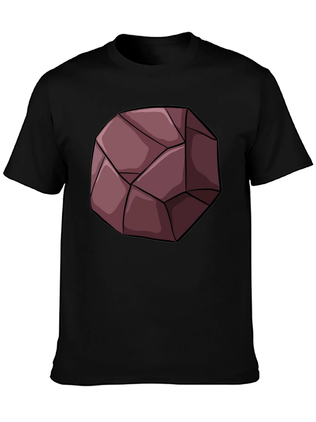 Geometric Rock Graphic Tee - Unique Design T-Shirt product image 2