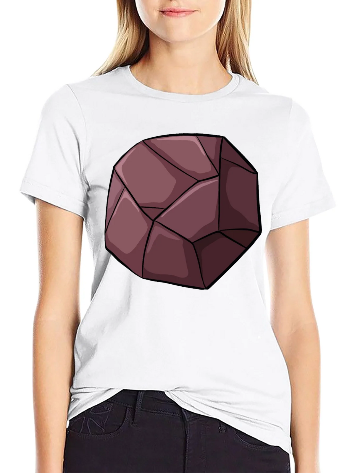 Geometric Rock Graphic Tee - Unique Design T-Shirt product image 6