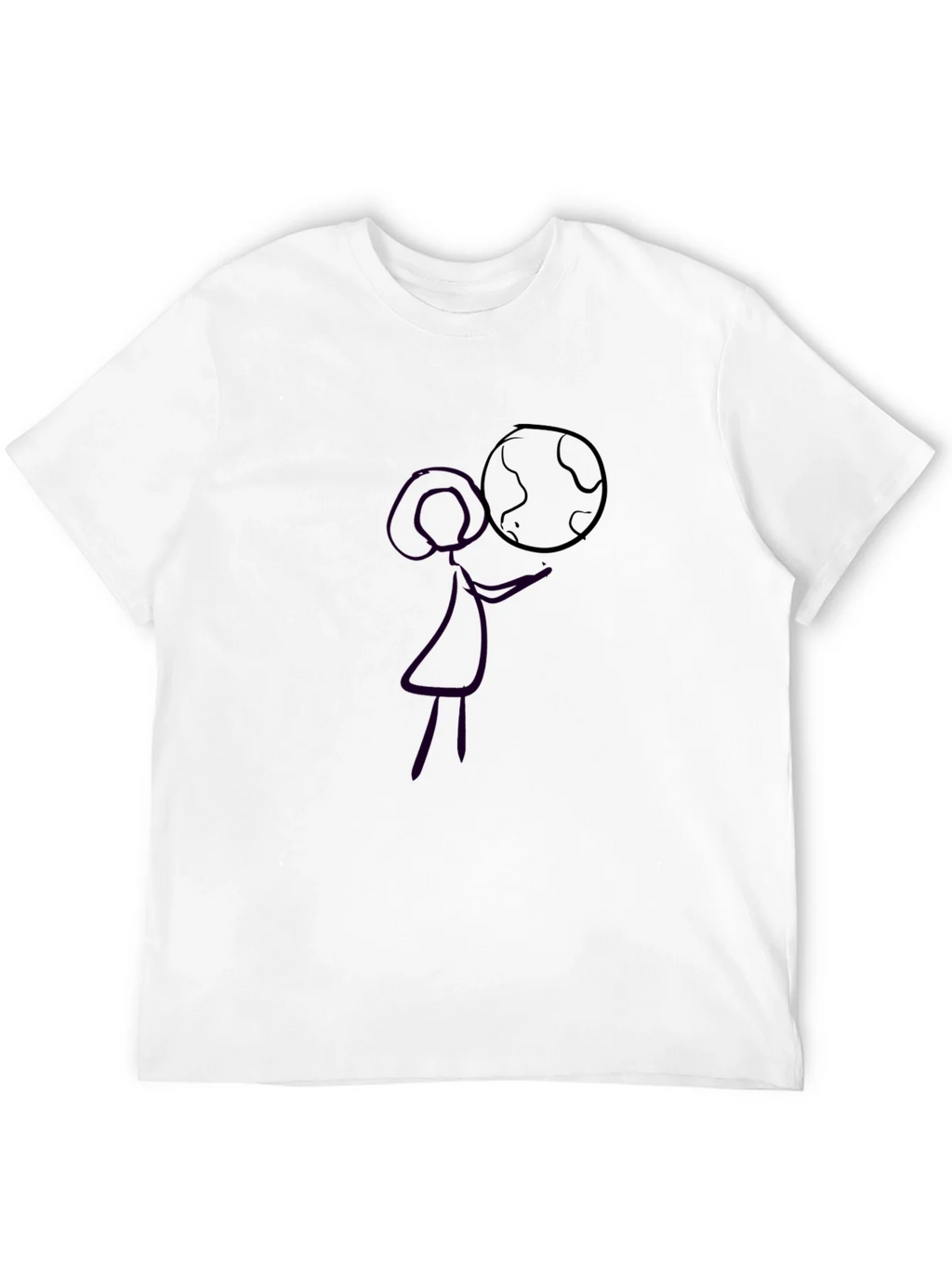 Planet in Hand Tee - Unique Graphic T-Shirt product image 7