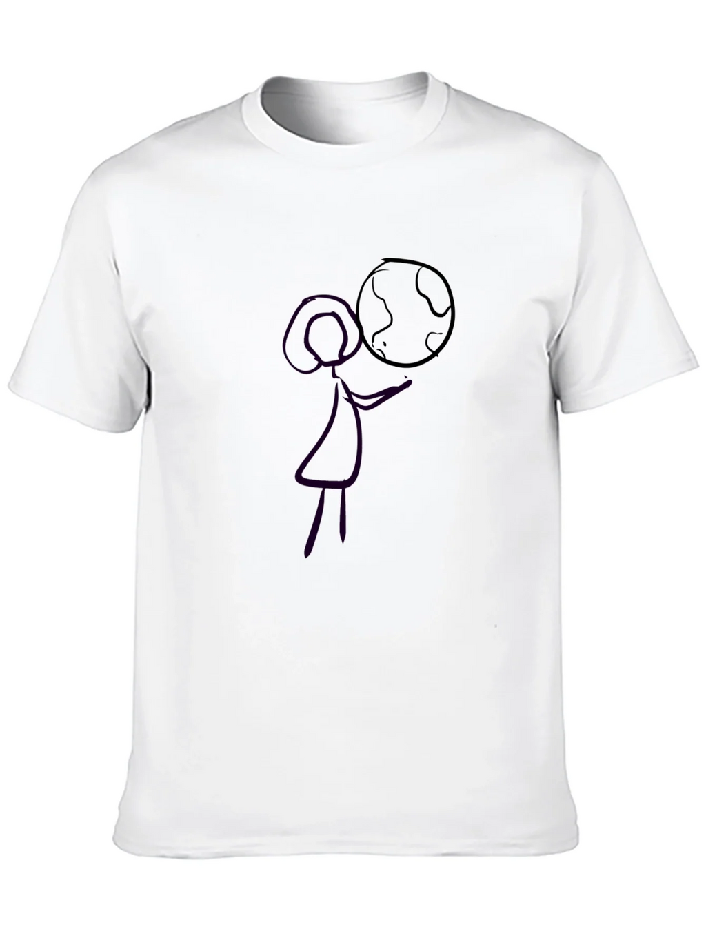 Planet in Hand Tee - Unique Graphic T-Shirt product image 5