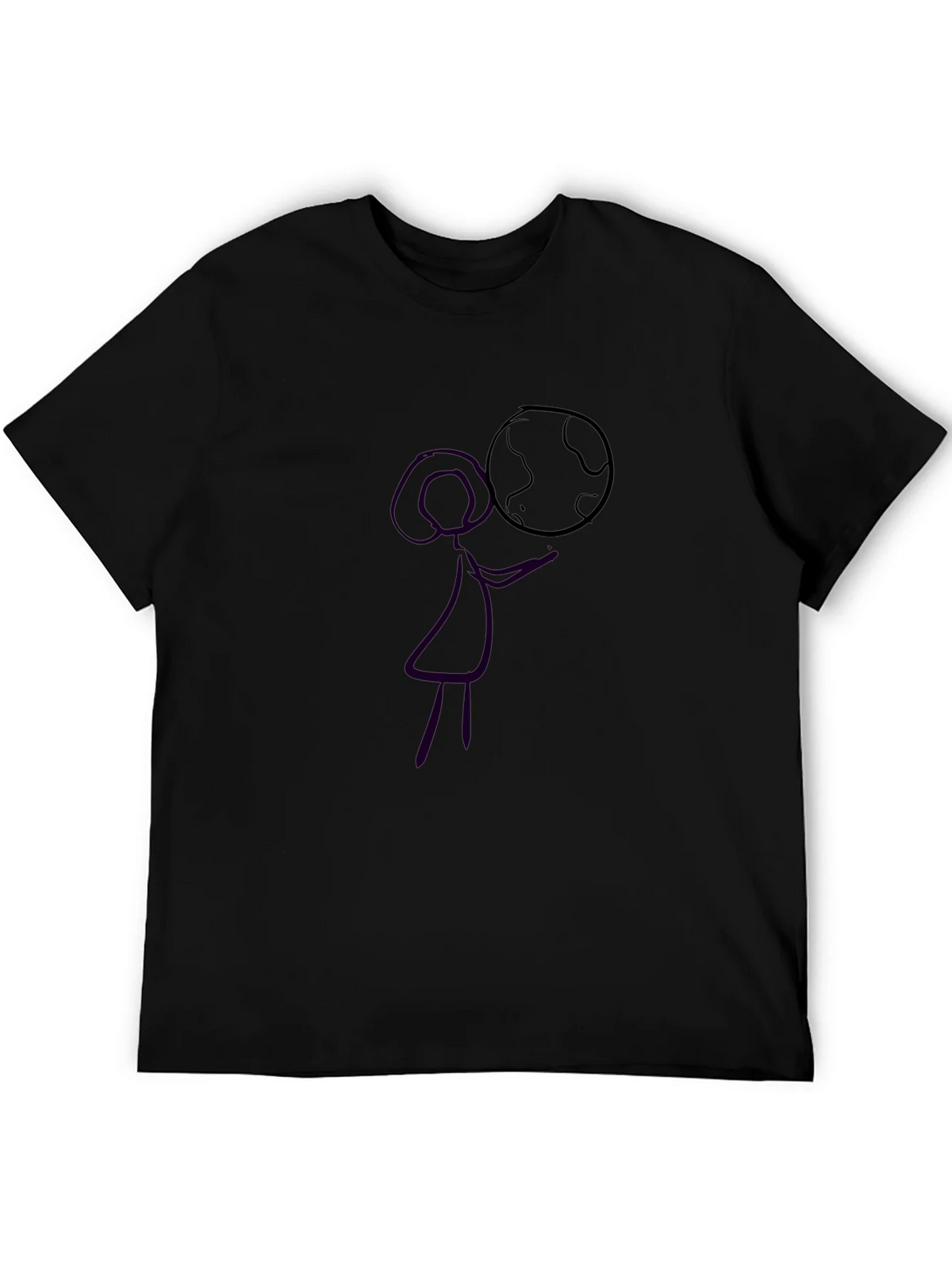 Planet in Hand Tee - Unique Graphic T-Shirt product image 2