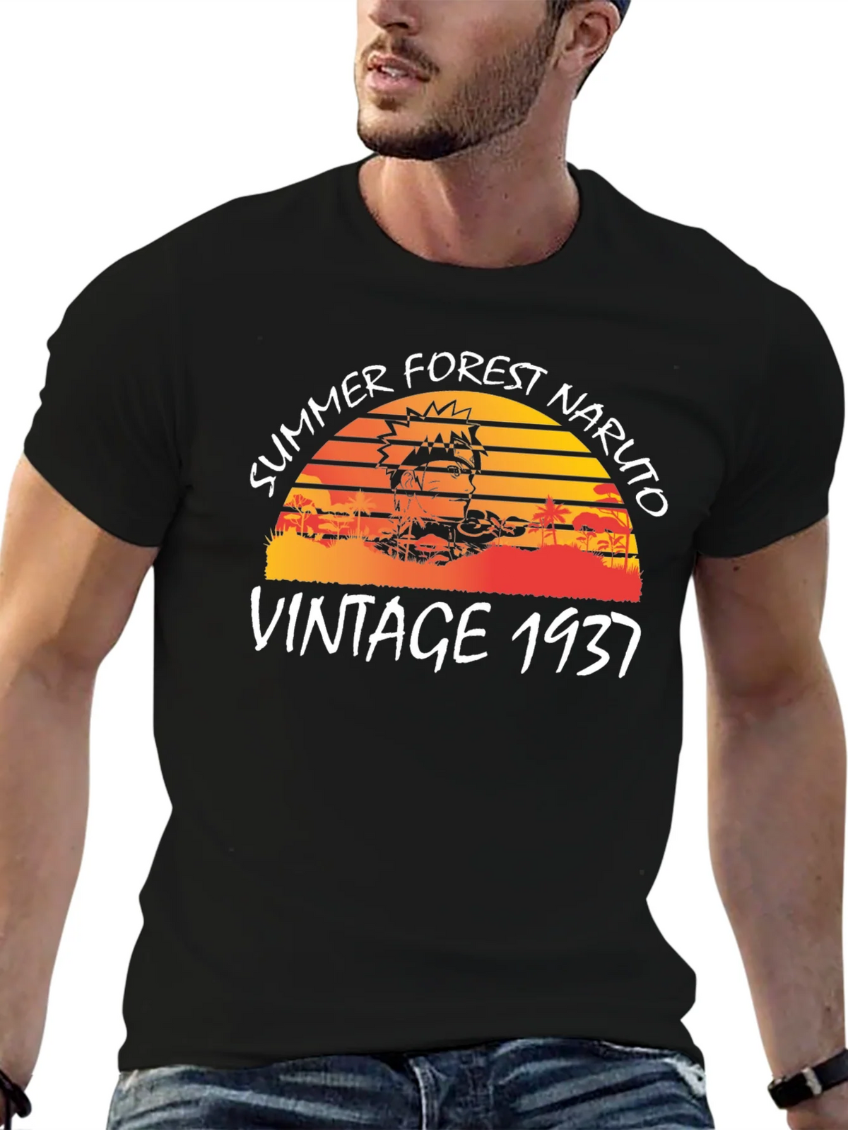 Summer Forest Naruto Vintage 1937 T-Shirt product image 6