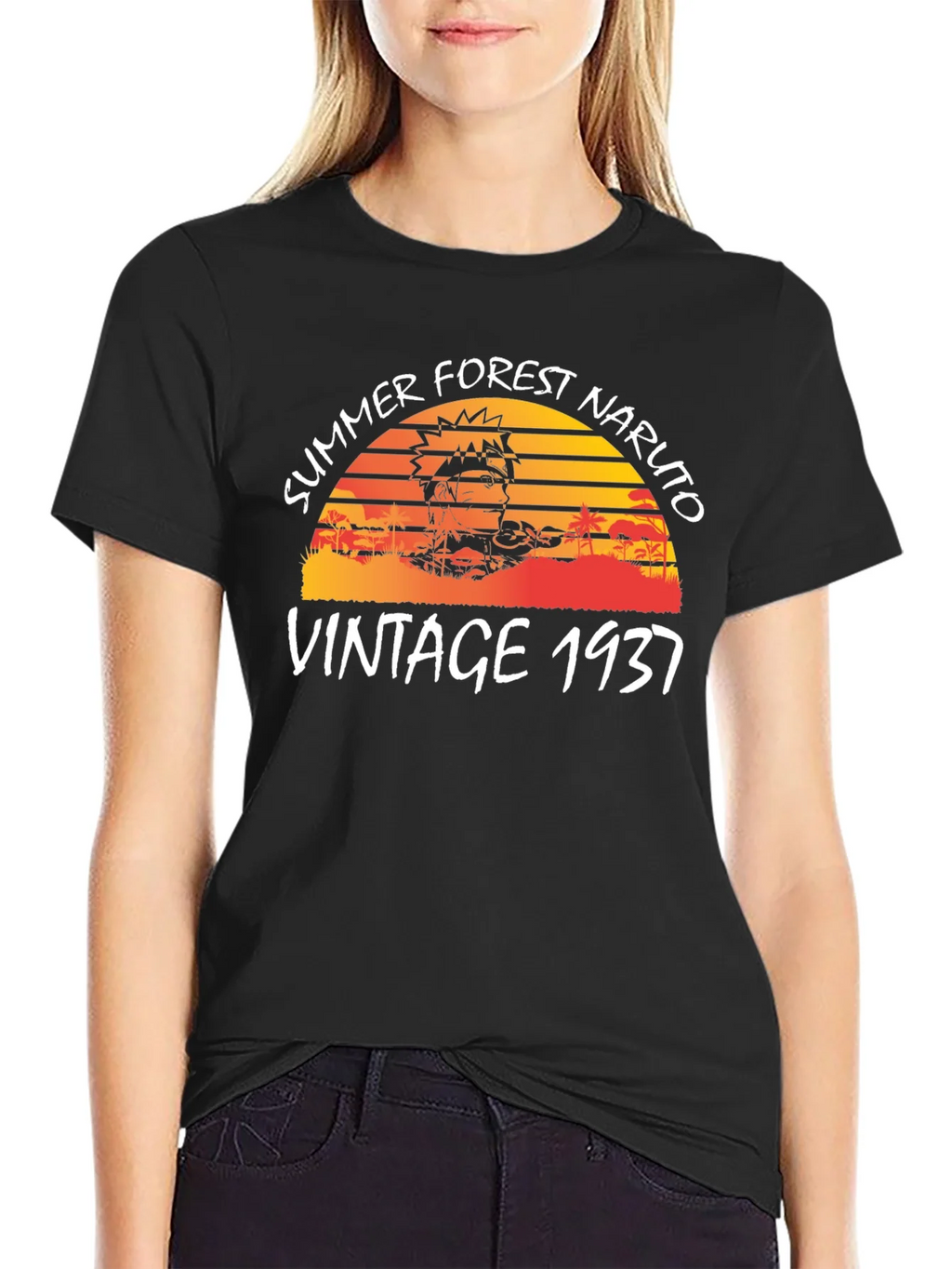 Summer Forest Naruto Vintage 1937 T-Shirt product image 2