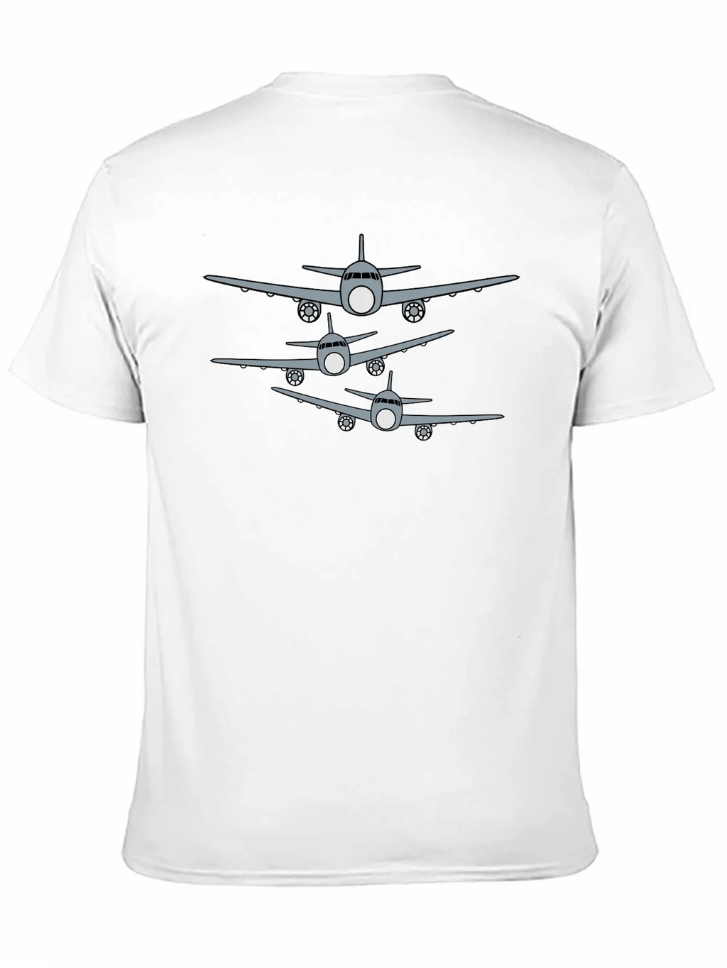 Vintage Airplane Formation T-Shirt - Black product image 5
