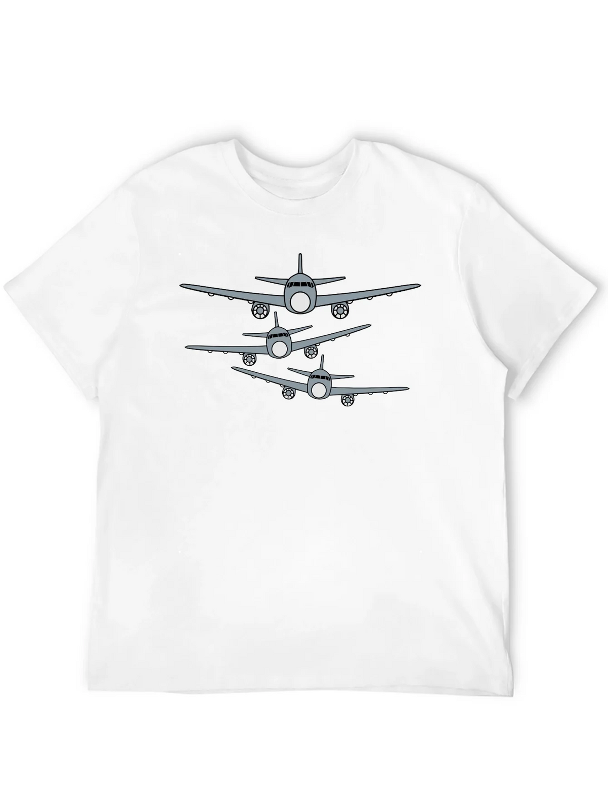 Vintage Airplane Formation T-Shirt - Black product image 6