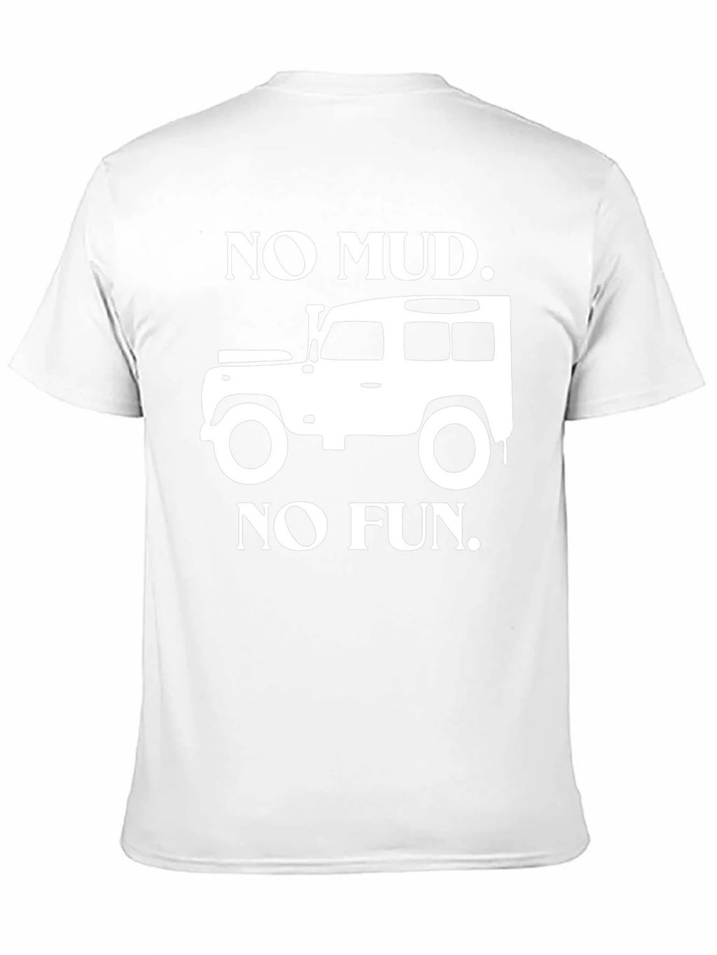 No Mud No Fun Black T-Shirt product image 4