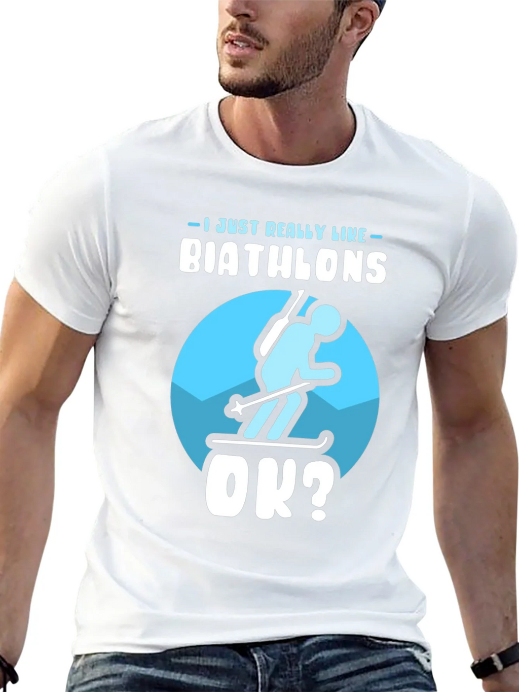 Biathlon Lover T-Shirt | Just Really Like Biathlons OK? product image 12